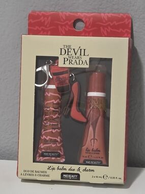 The Devil Wears Prada  Lip Balm Duo with Charm - Hydrating Gloss Set